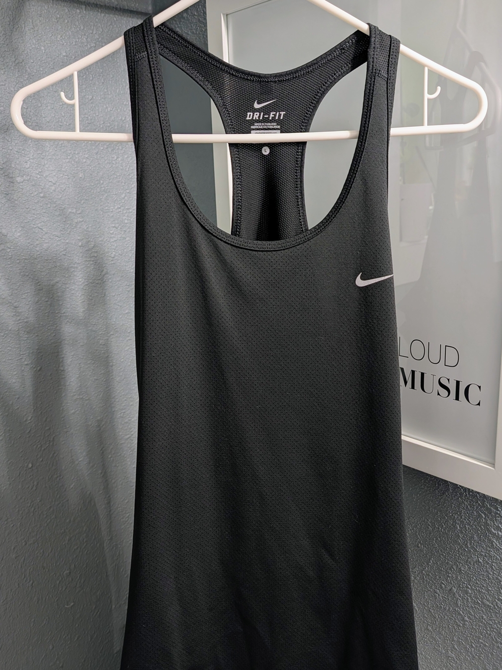 Women's Nike Black Dri-FIT Racerback Tank